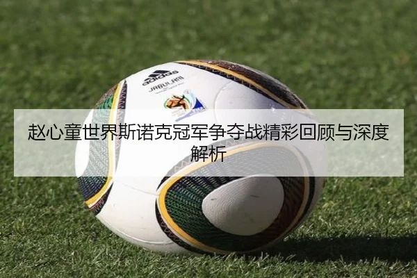赵心童世界斯诺克冠军争夺战精彩回顾与深度解析